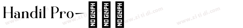 Handil Pro字体转换